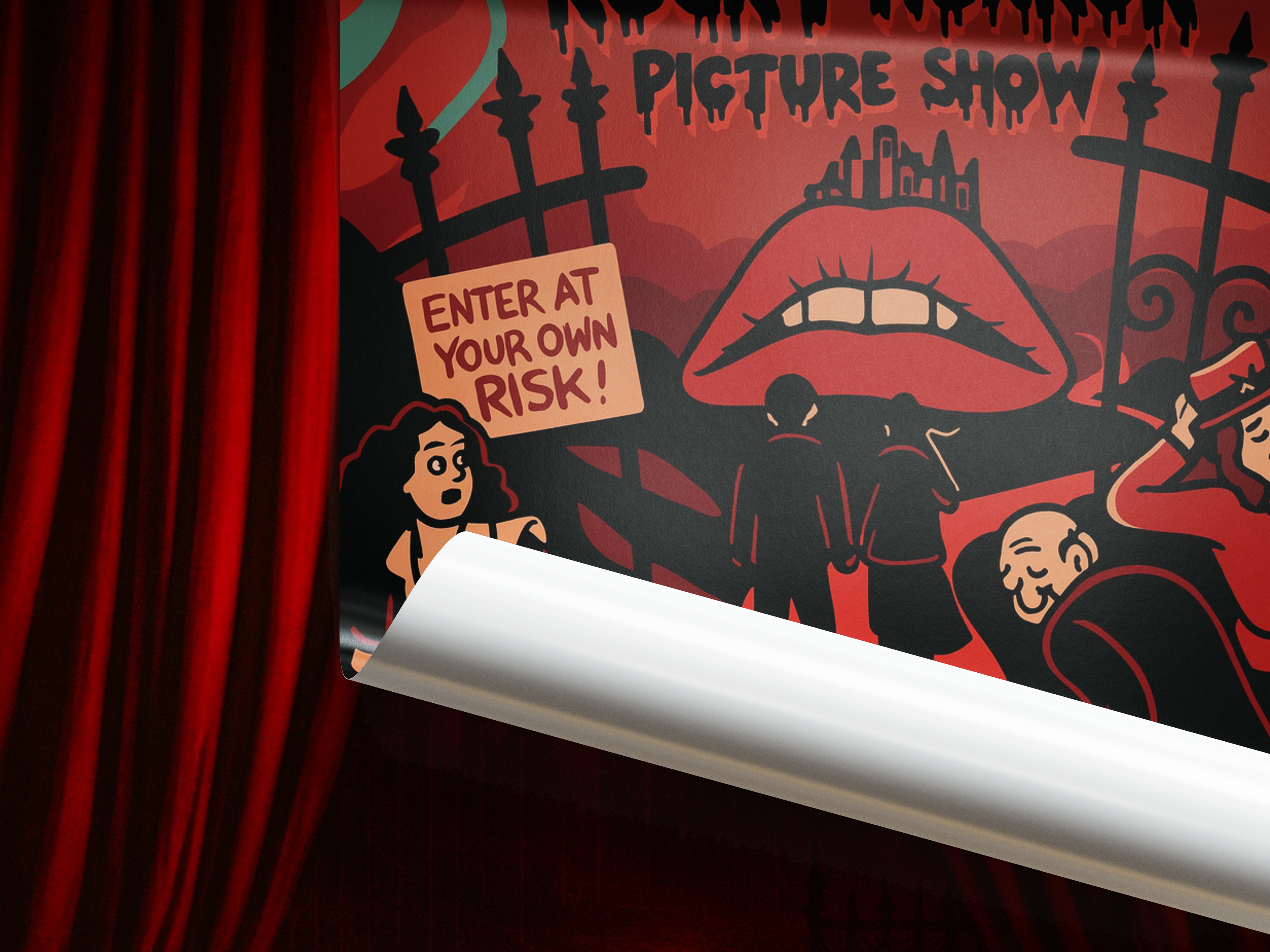 The Rocky Horror Show - "Comic Book" Poster