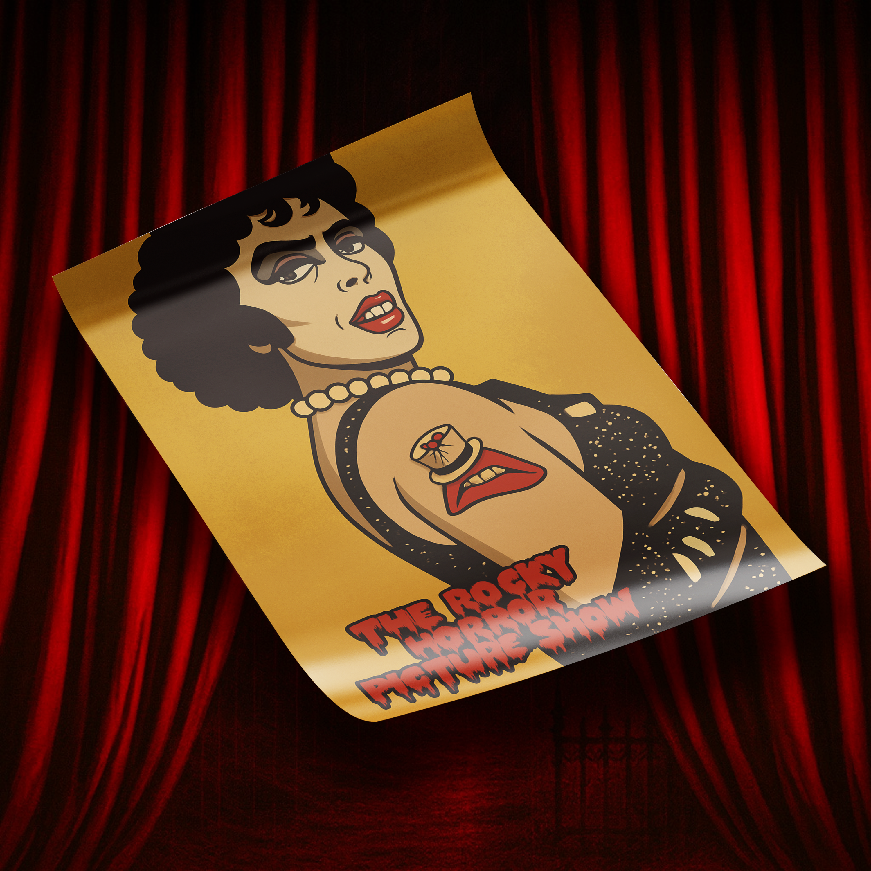 The Rocky Horror Show - "Top Hat" Poster
