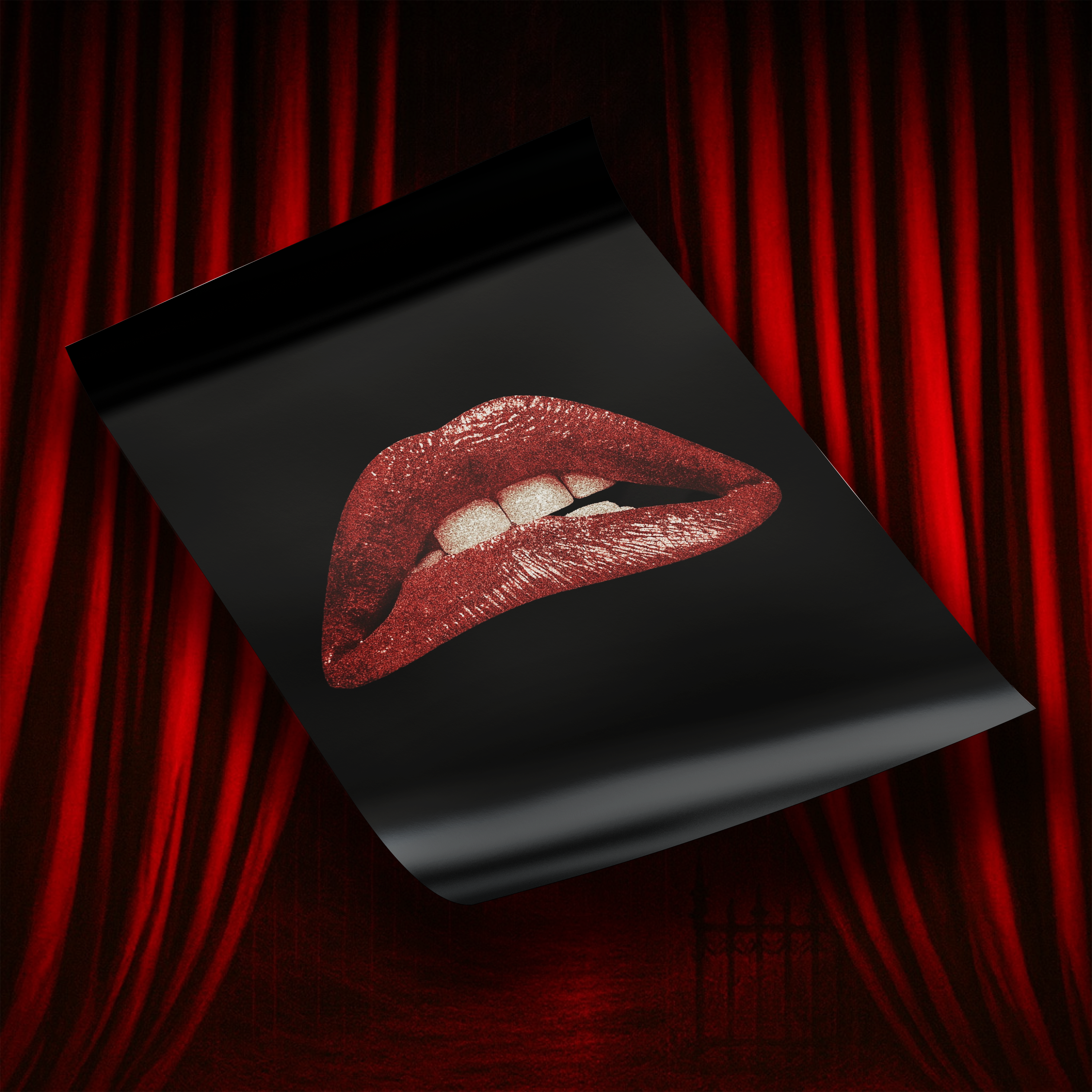 The Rocky Horror Show - "Red Lips" Poster