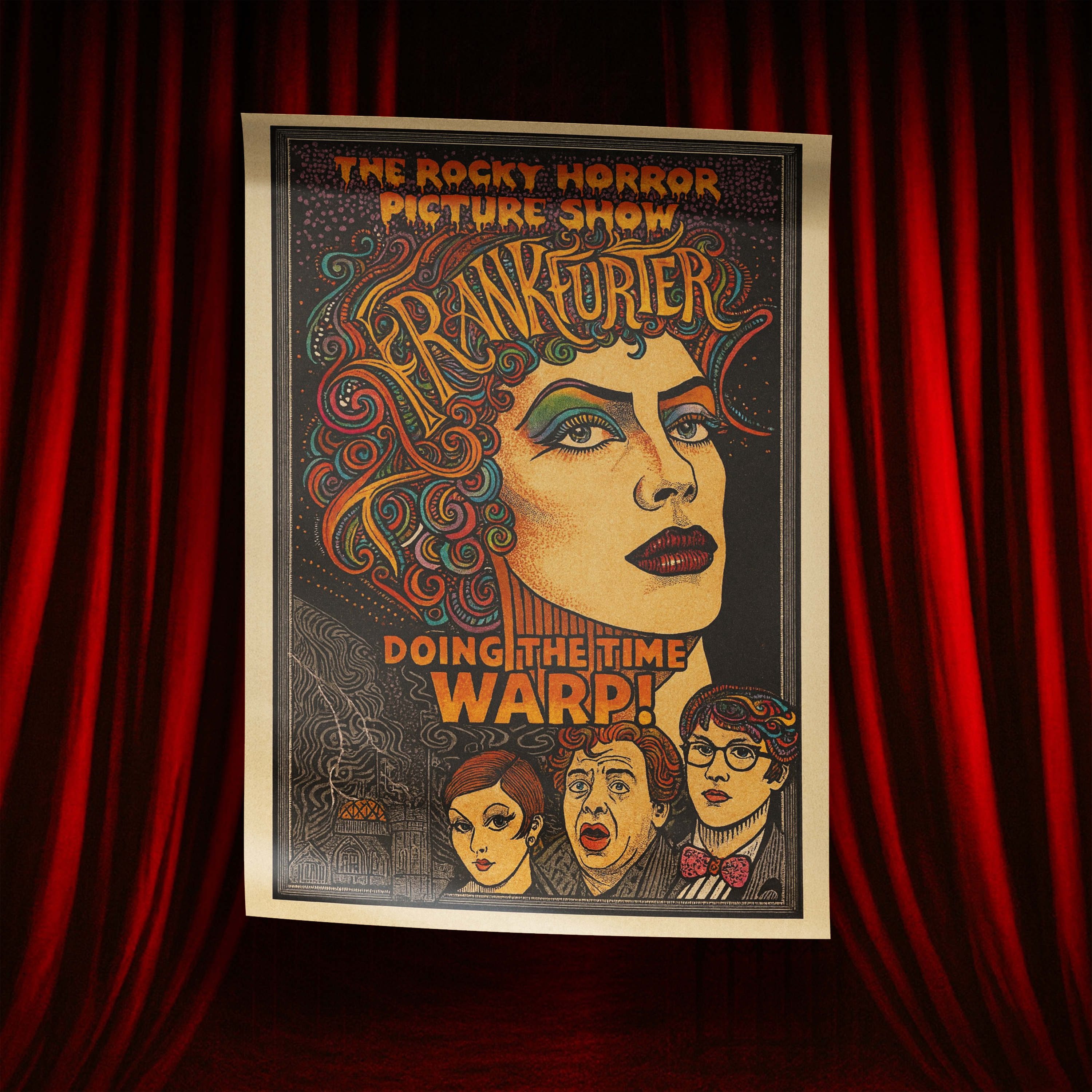 The Rocky Horror Show - "Time Warp" Poster