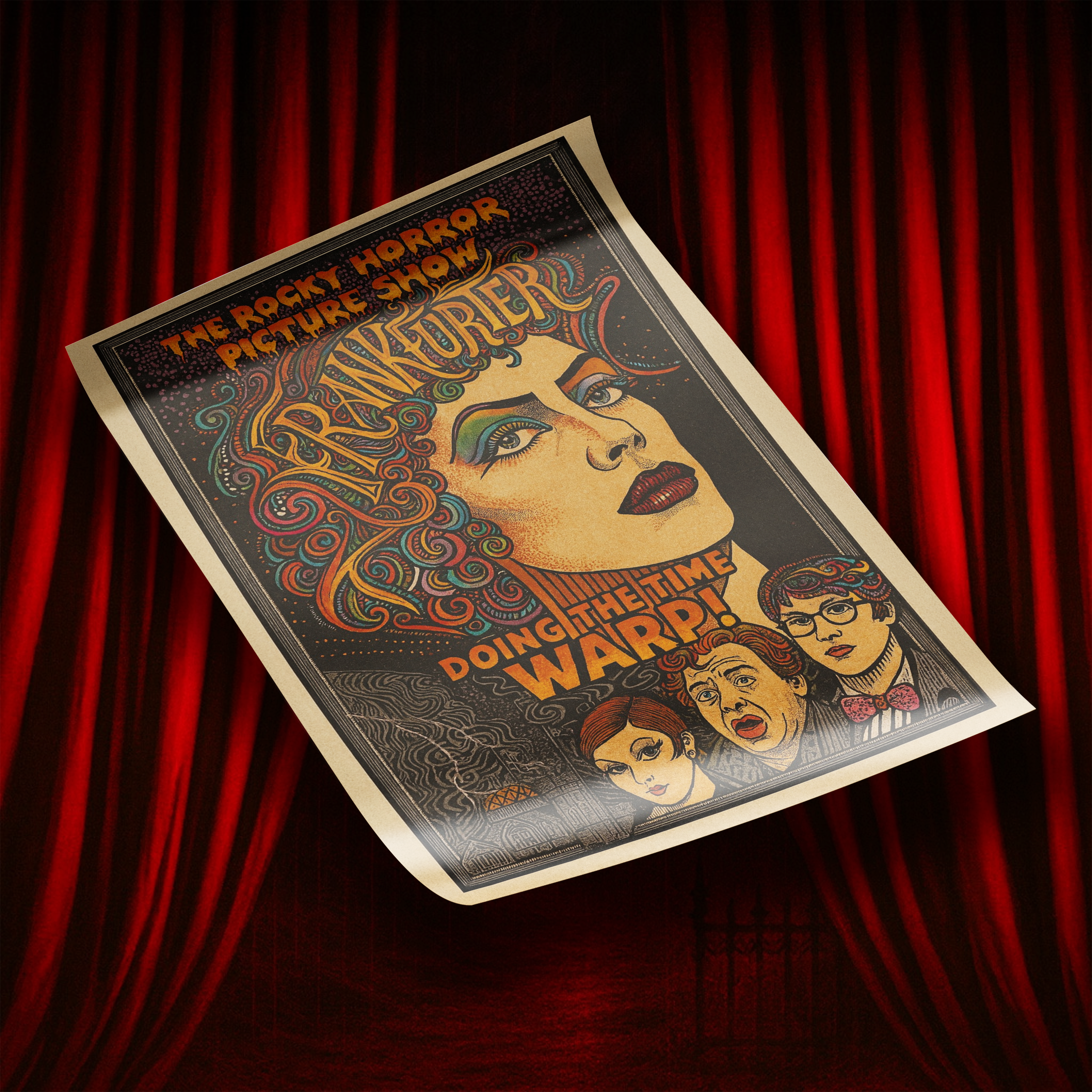 The Rocky Horror Show - "Time Warp" Poster