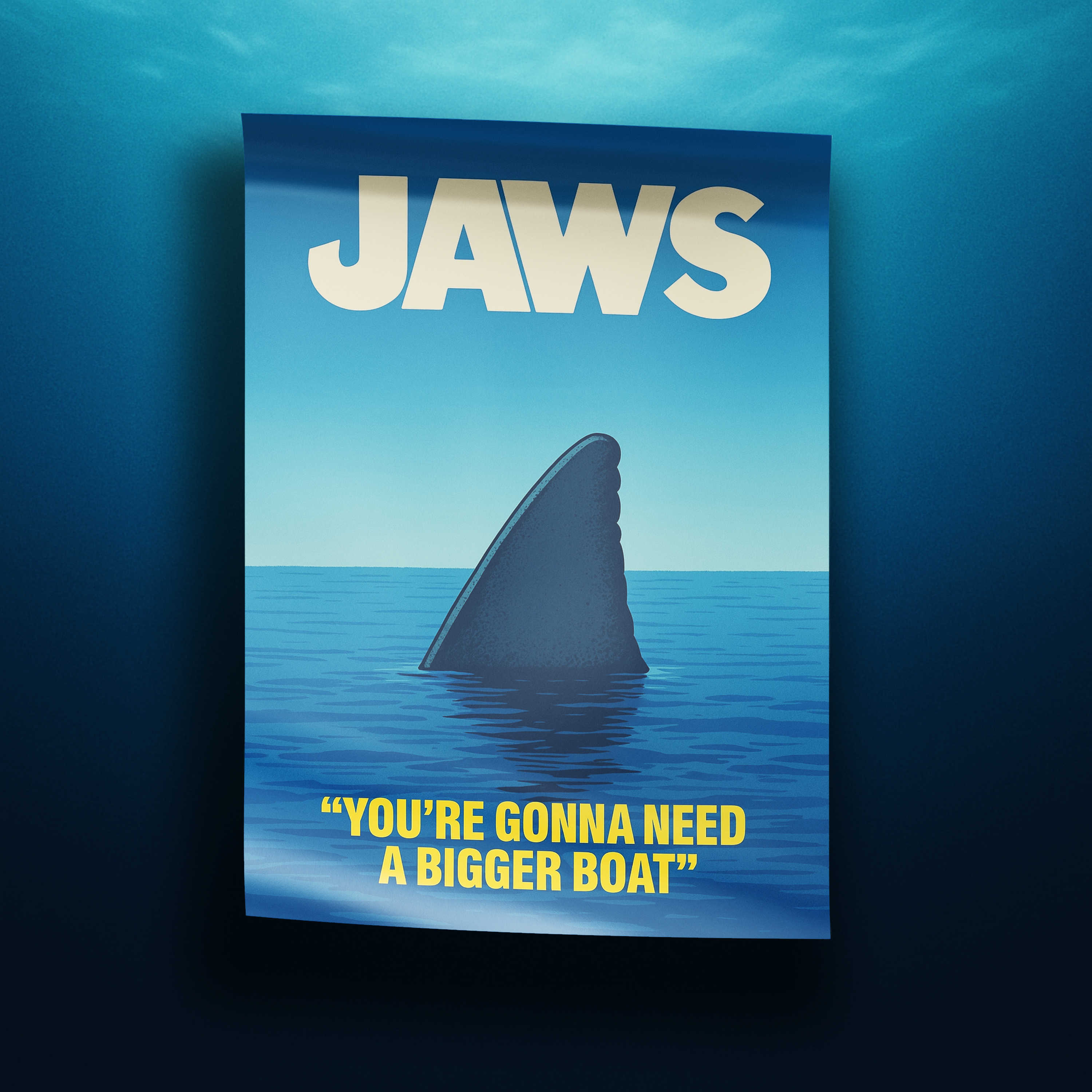 Jaws - "Shark Fin" Poster
