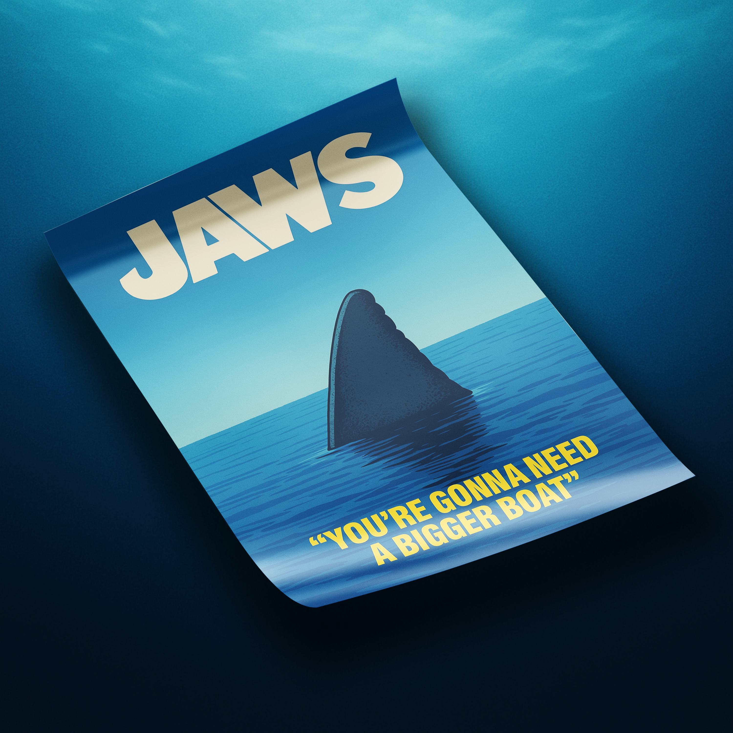 Jaws - "Shark Fin" Poster