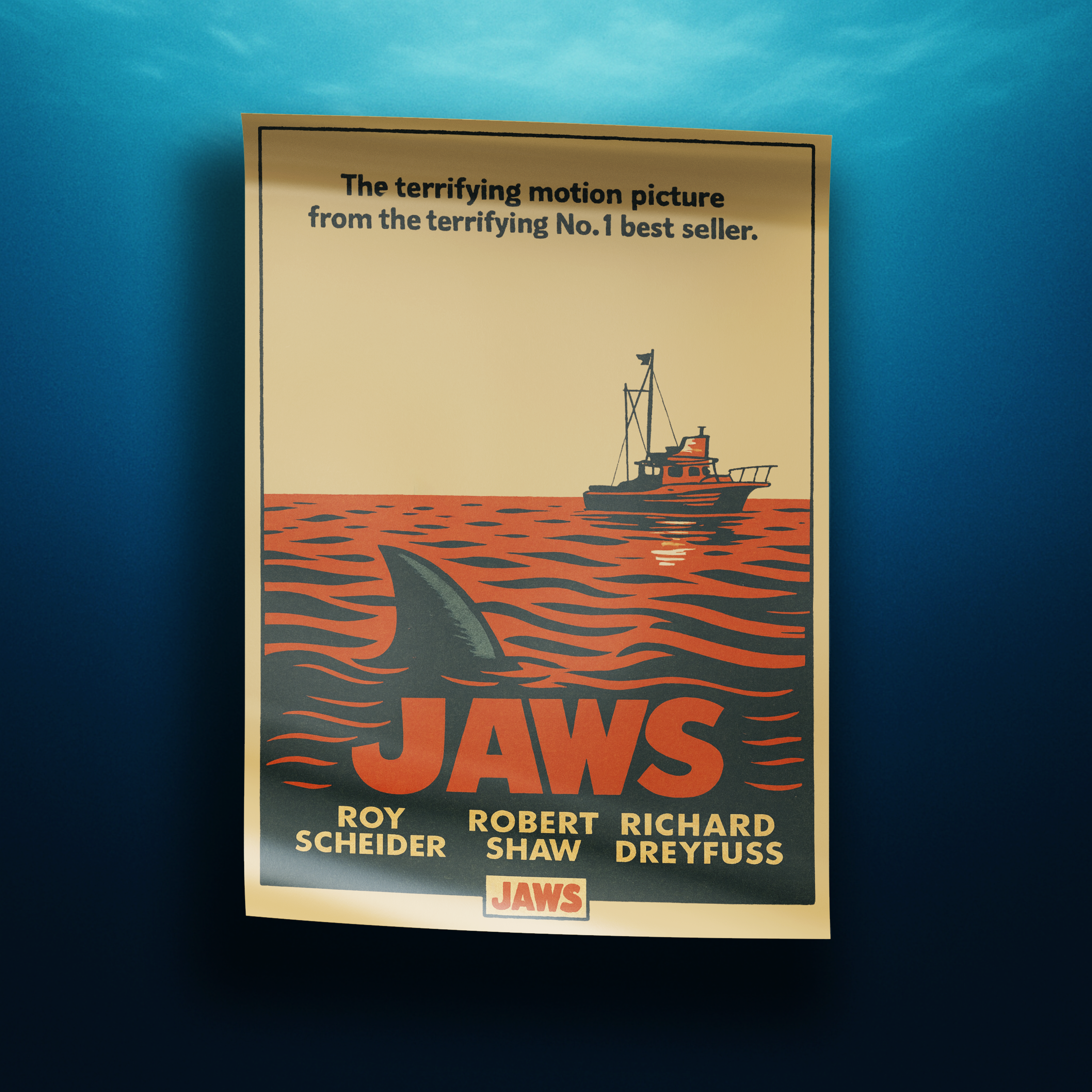 Jaws - “Blood Red Waters" Poster