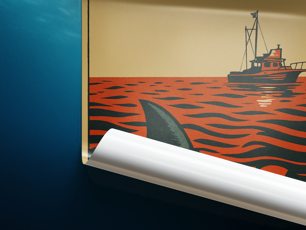 Jaws - “Blood Red Waters" Poster