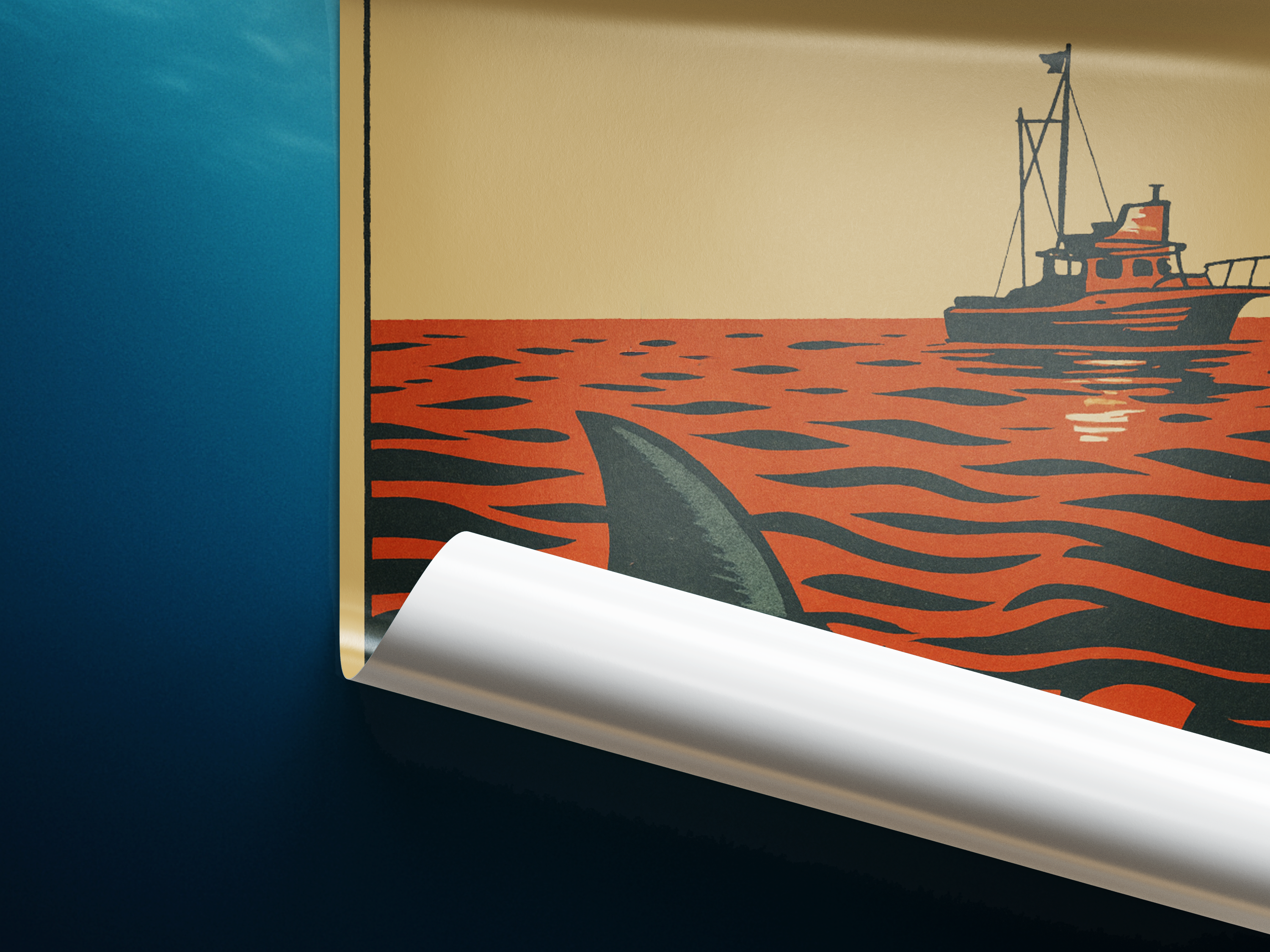 Jaws - “Blood Red Waters" Poster