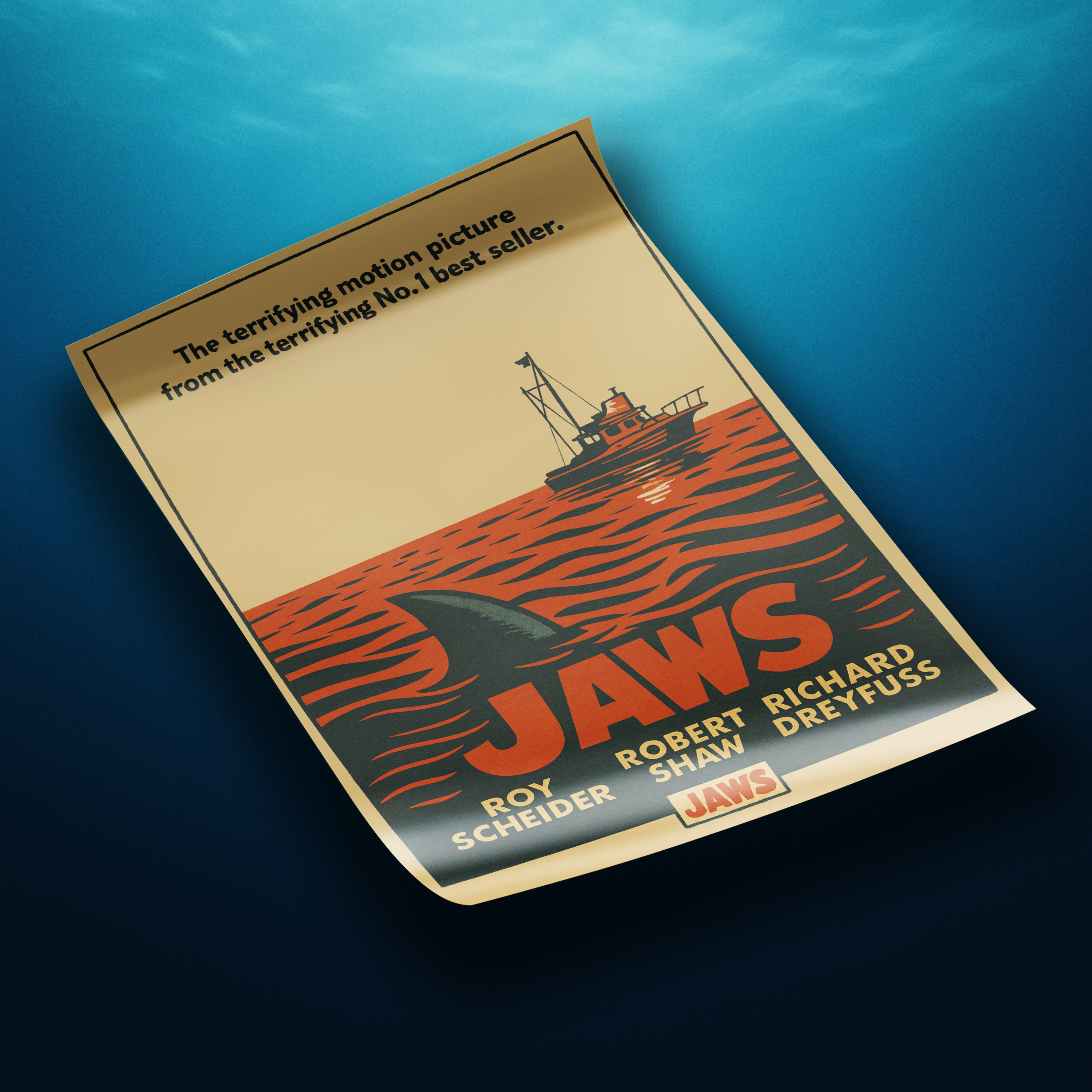 Jaws - “Blood Red Waters" Poster