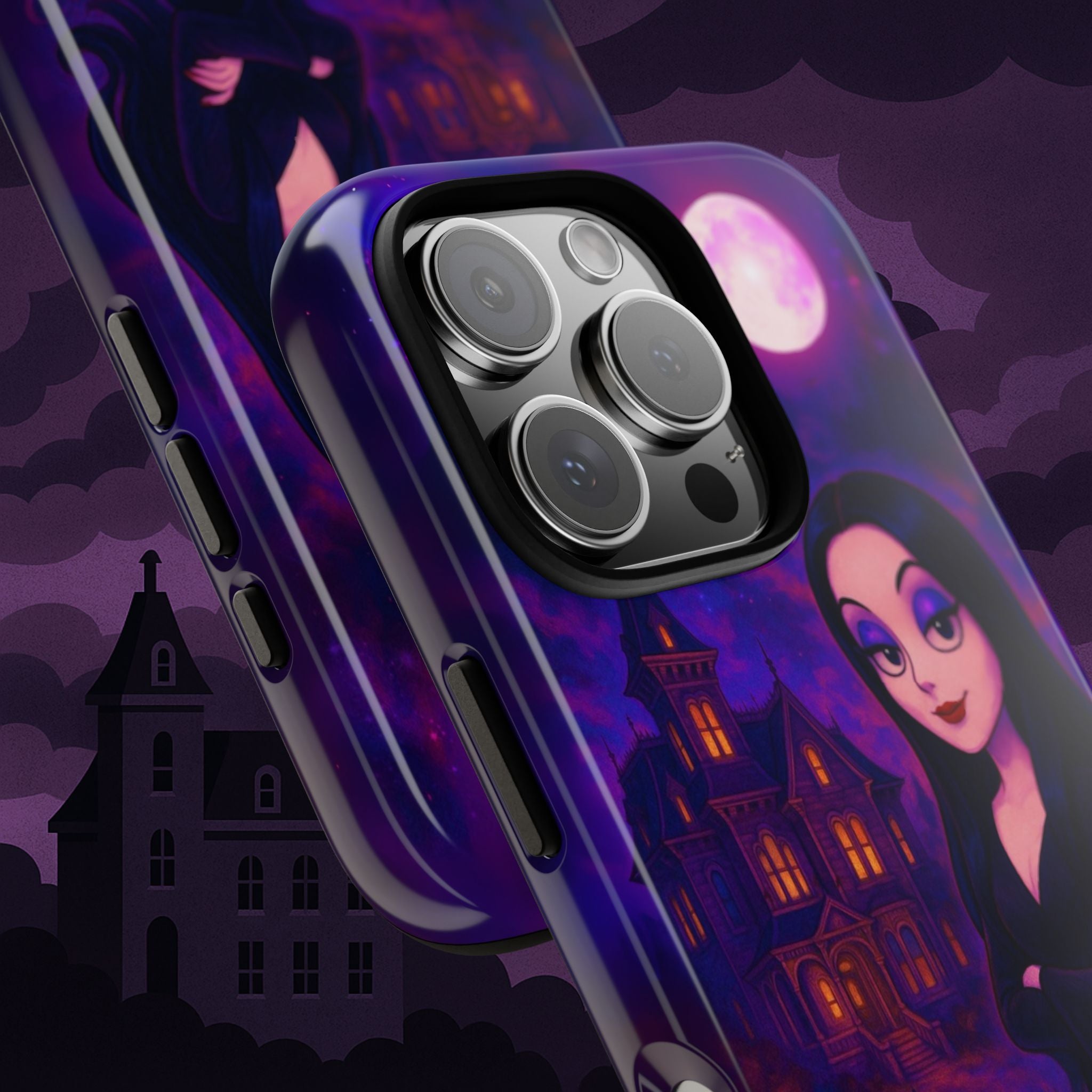 Wednesday - "Morticia By Moonlight" Phone Case