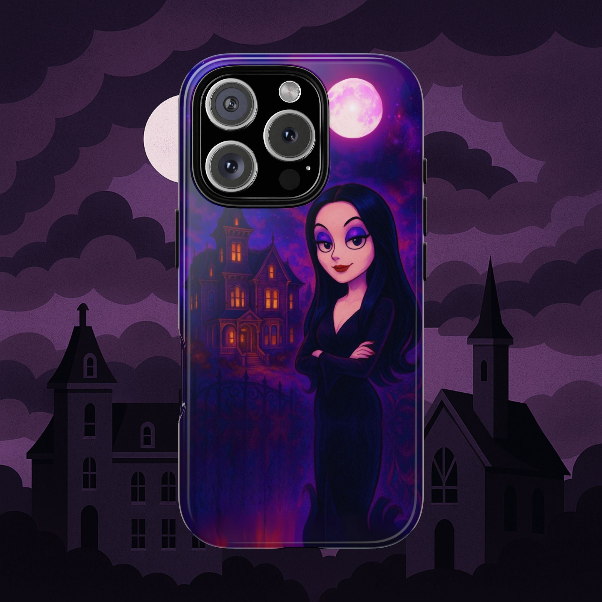 Wednesday - "Morticia By Moonlight" Phone Case